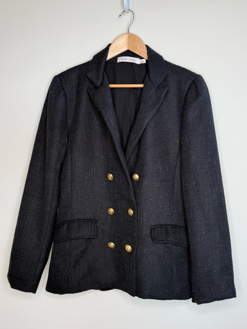 Bishop & Young Moon Light Mille Cavalli Blazer in Midnight Black (Size S) - Picture 4 of 8